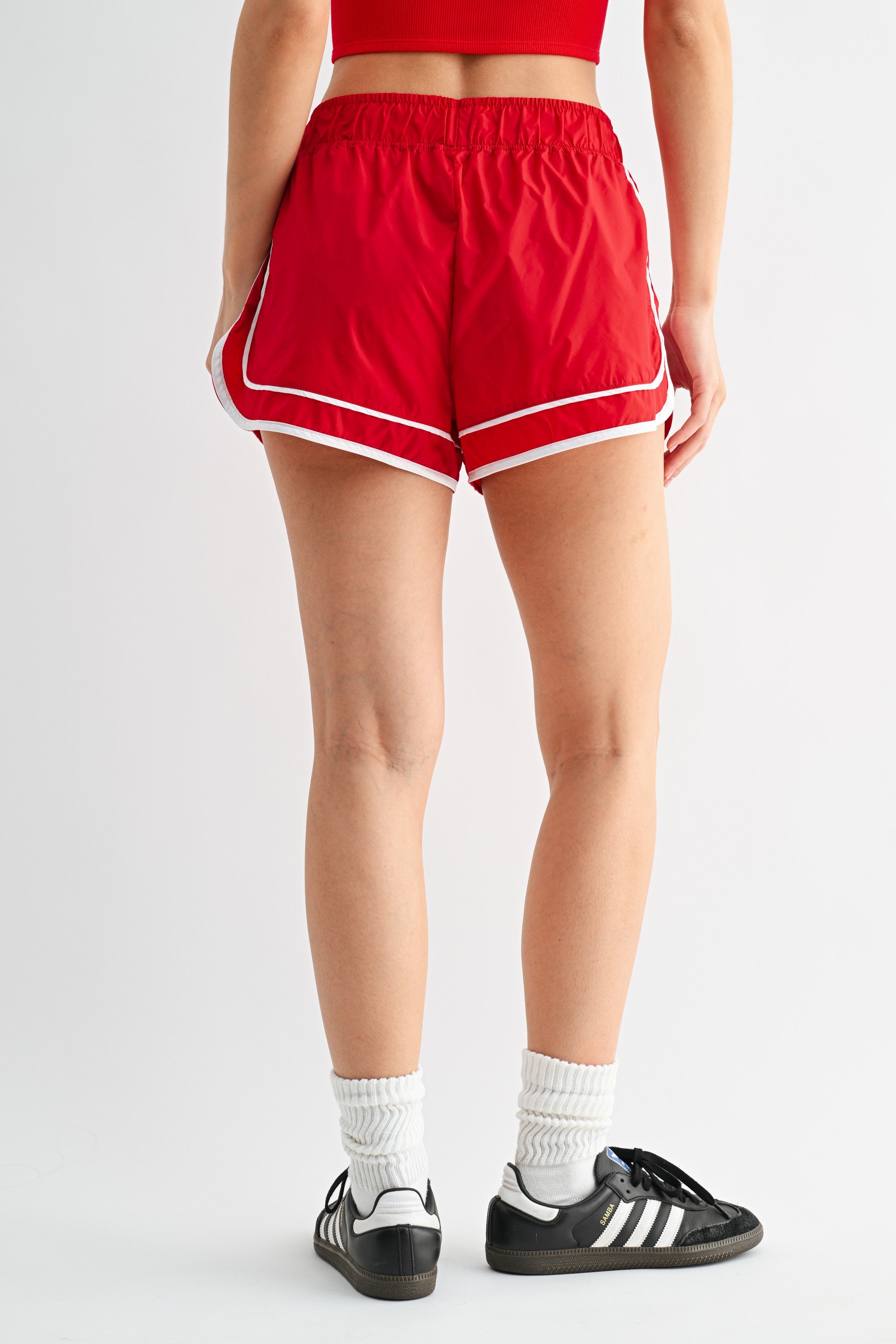 Sprint Curve Dolphin Shorts - Red
