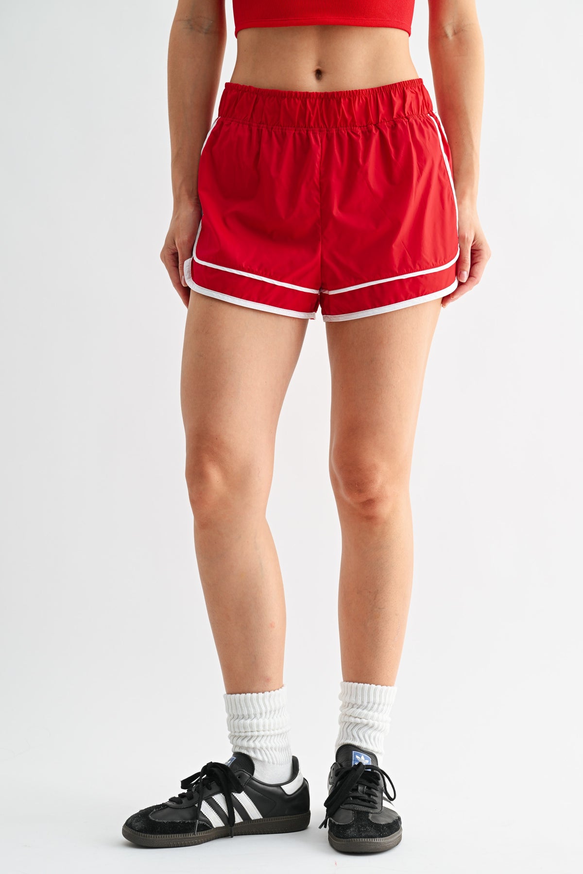 Sprint Curve Dolphin Shorts - Red
