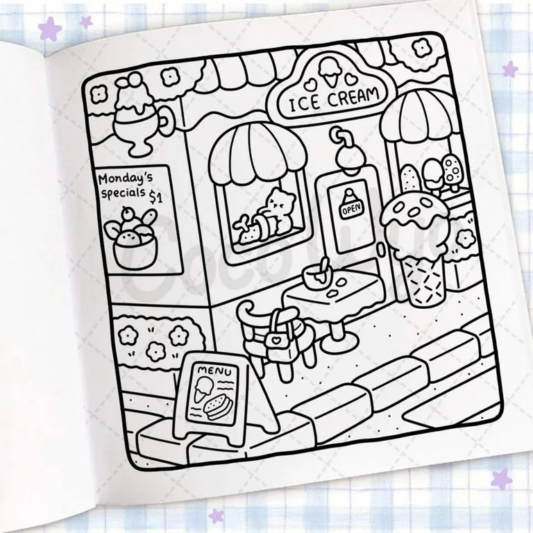 Coco Wyo Cozy Corner Coloring Book