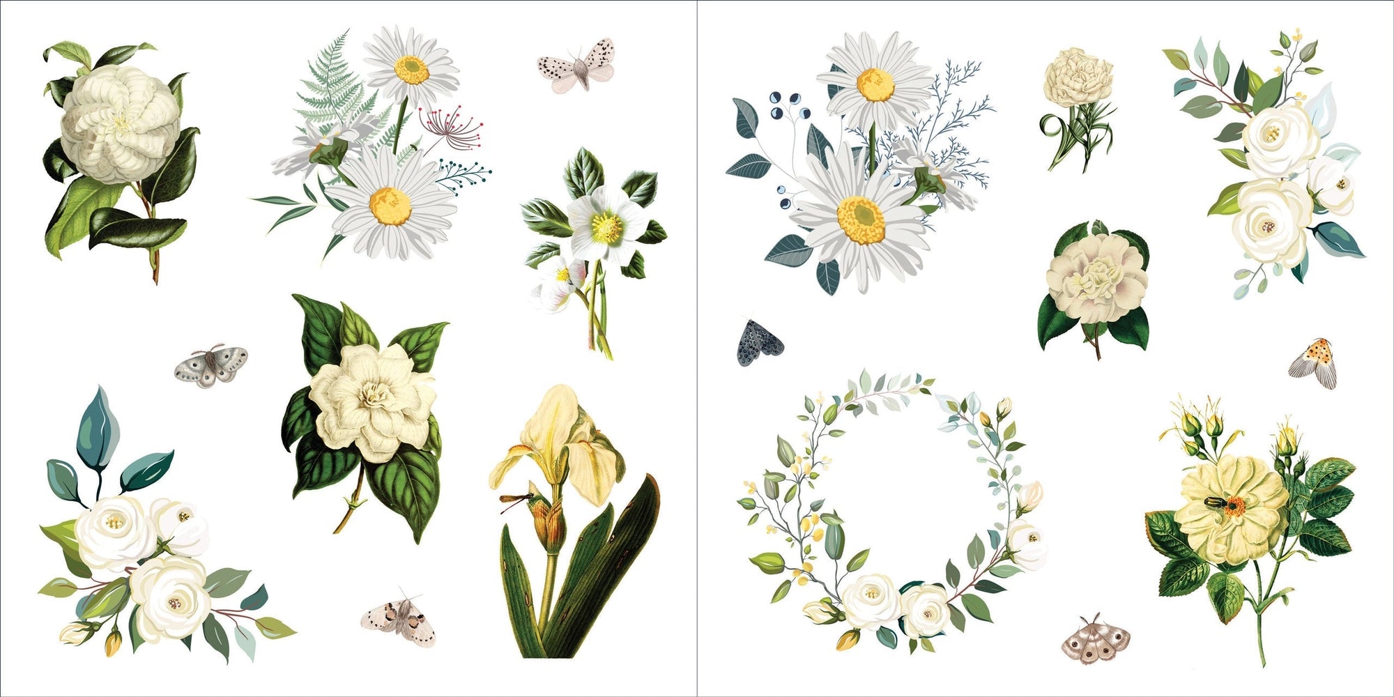 Floral Botanical Sticker Book