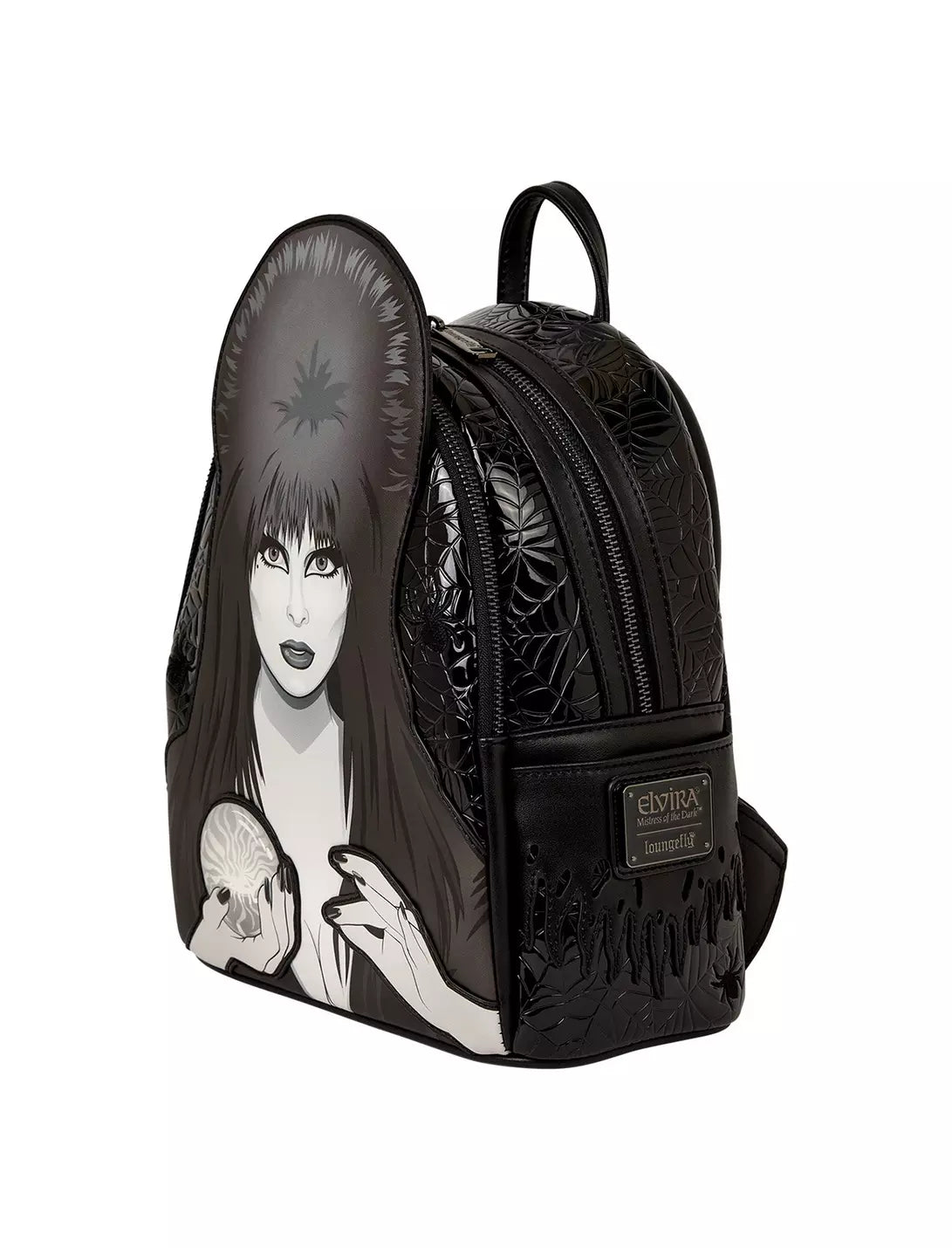 Loungefly Elvira: Mistress of the Dark Light-Up Mini Backpack