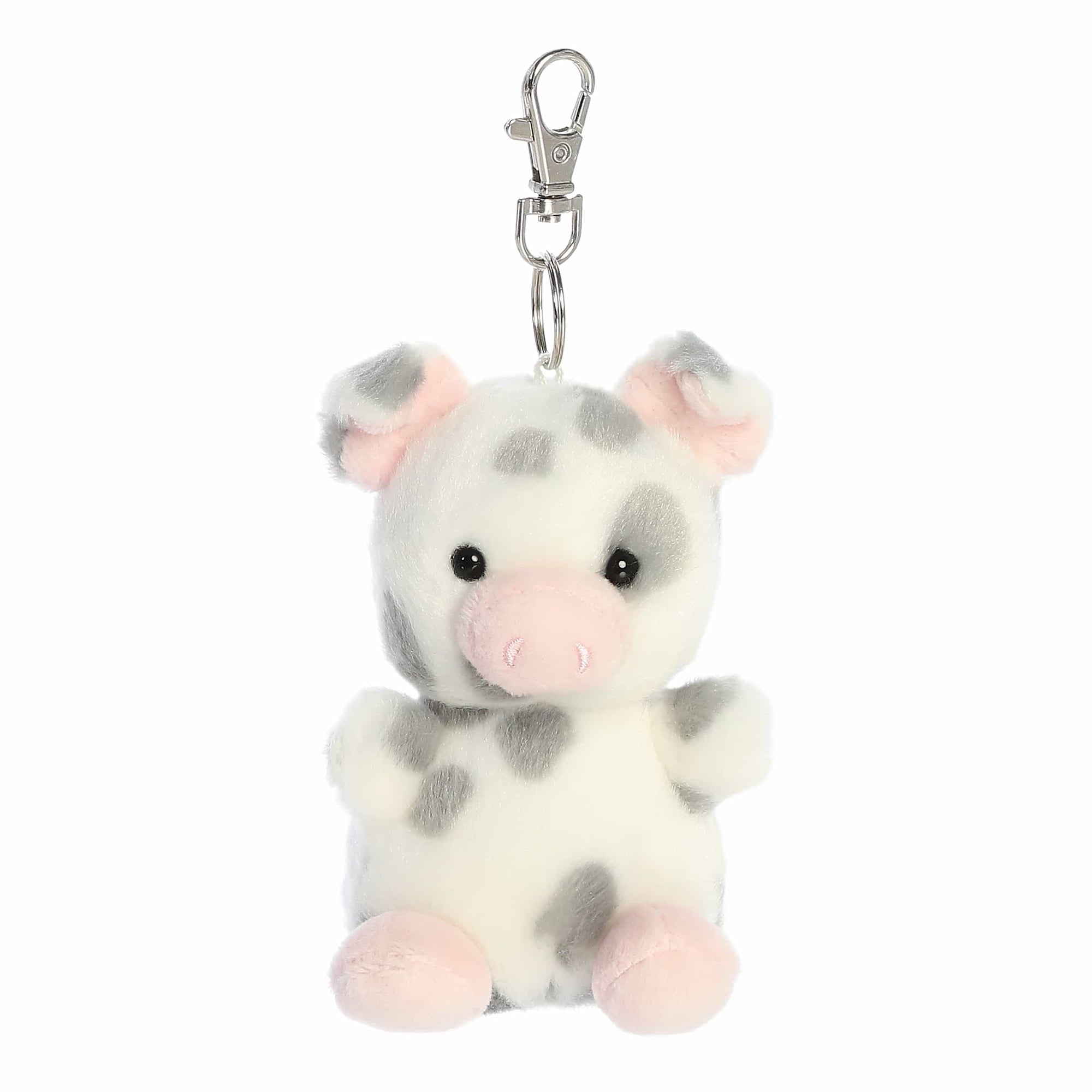 Piggles Spotted Pig Palm Pal Clip On Bag Charm