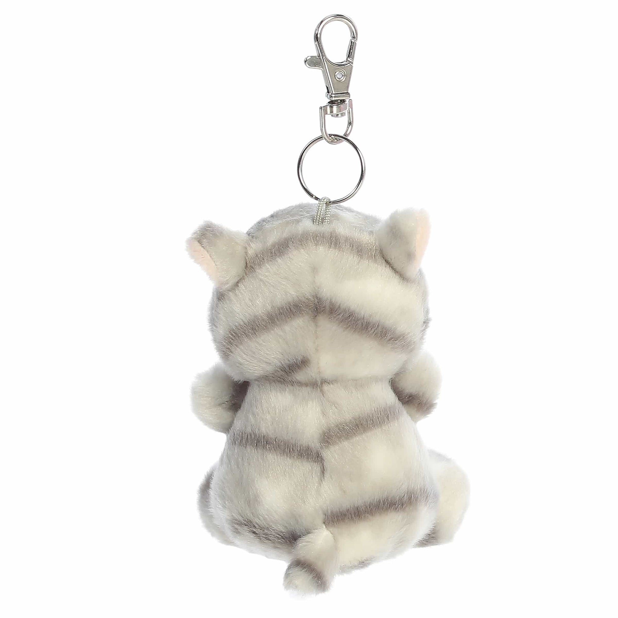 Palm Pals Silver Kitty Clip On Bag Charm