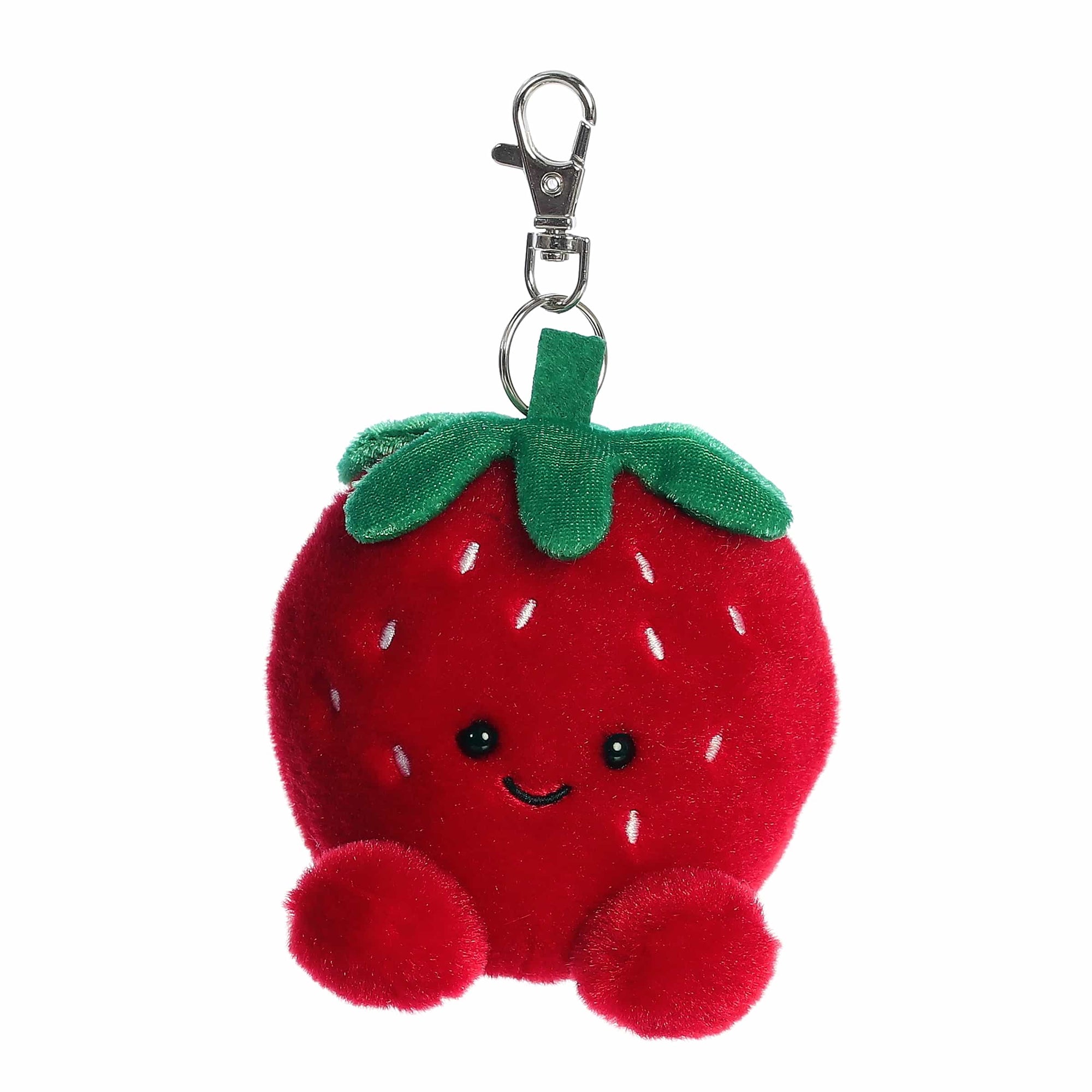 Palm Pals Juicy Strawberry Clip On Bag Charm