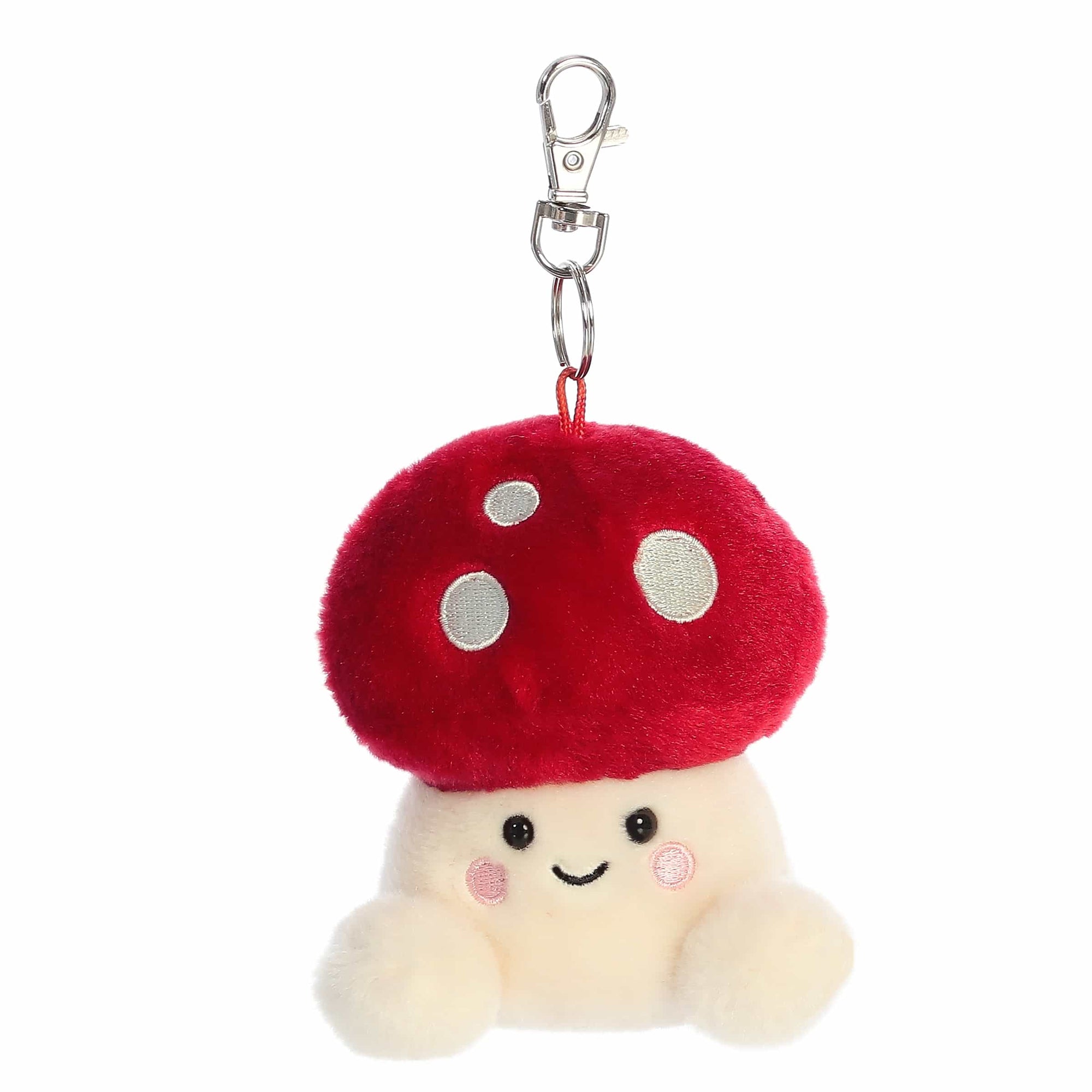 Palm Pals Amanita Mushroom Clip On Bag Charm