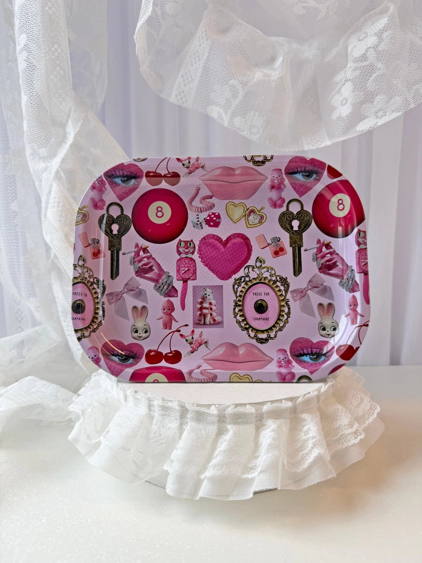 Pink Things Tray