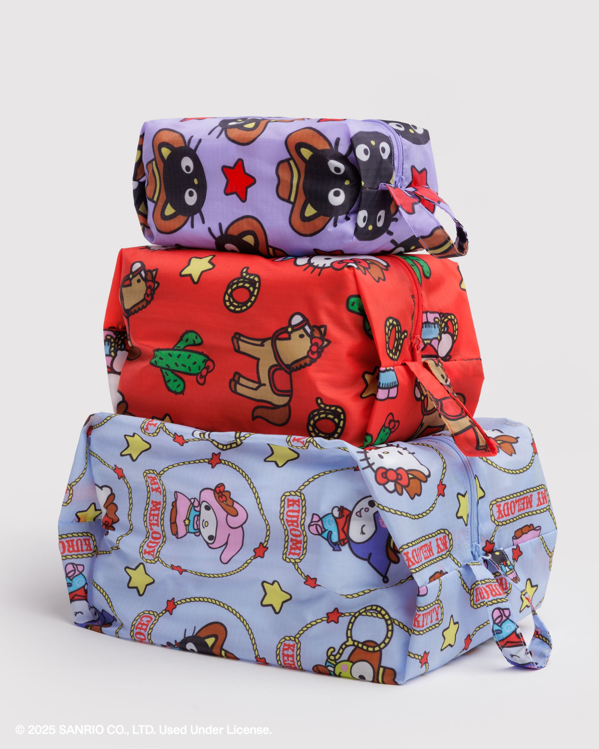 BAGGU 3D Zip Set - Hello Kitty & Friends Western