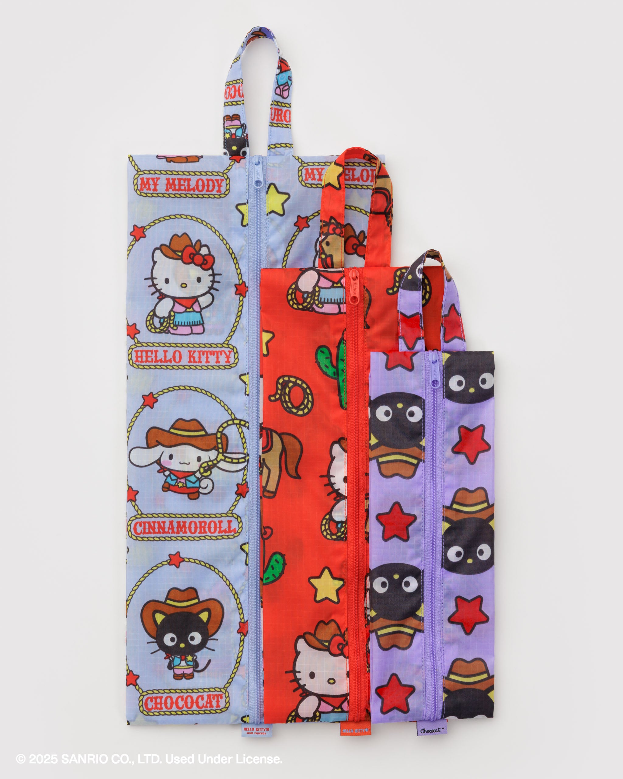 BAGGU 3D Zip Set - Hello Kitty & Friends Western
