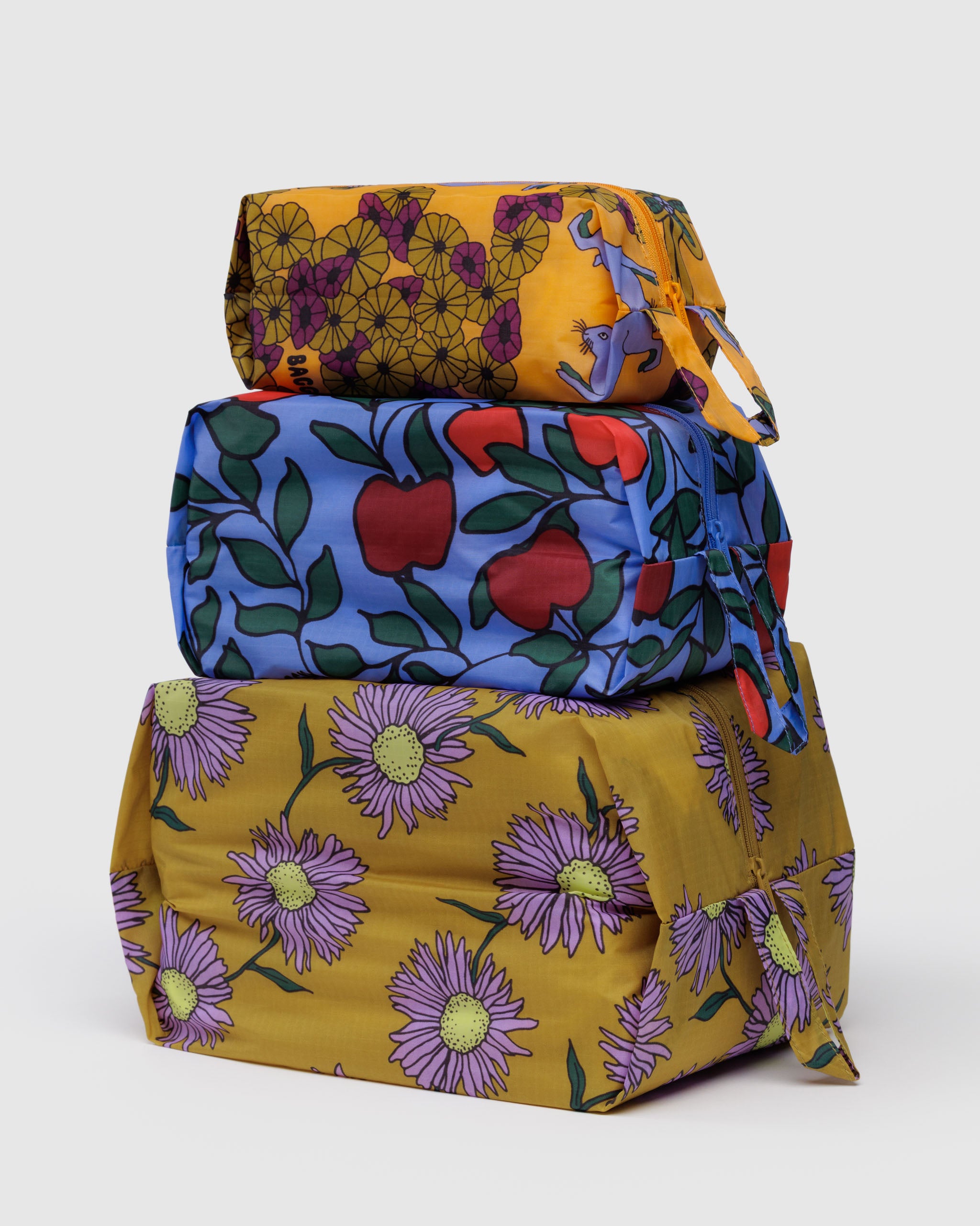 BAGGU 3D Zip Set - Night Orchard