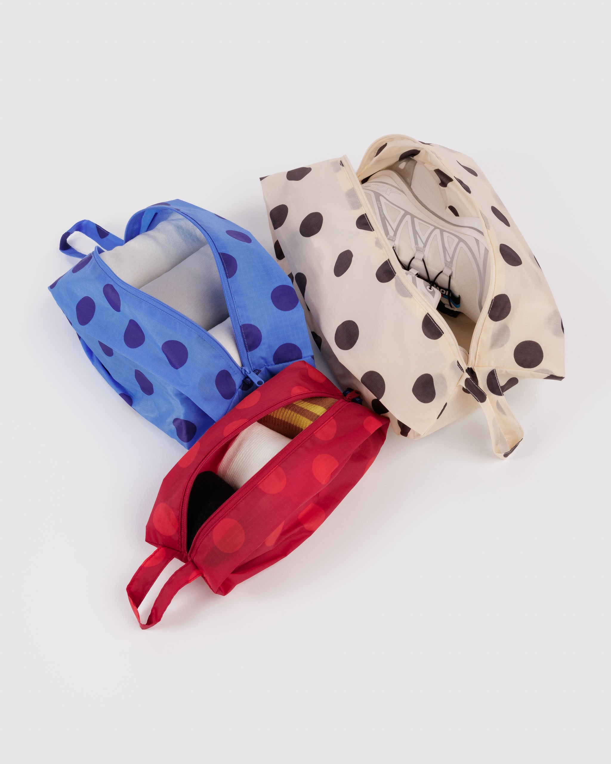 BAGGU 3D Zip Set - Polka Dot Mix