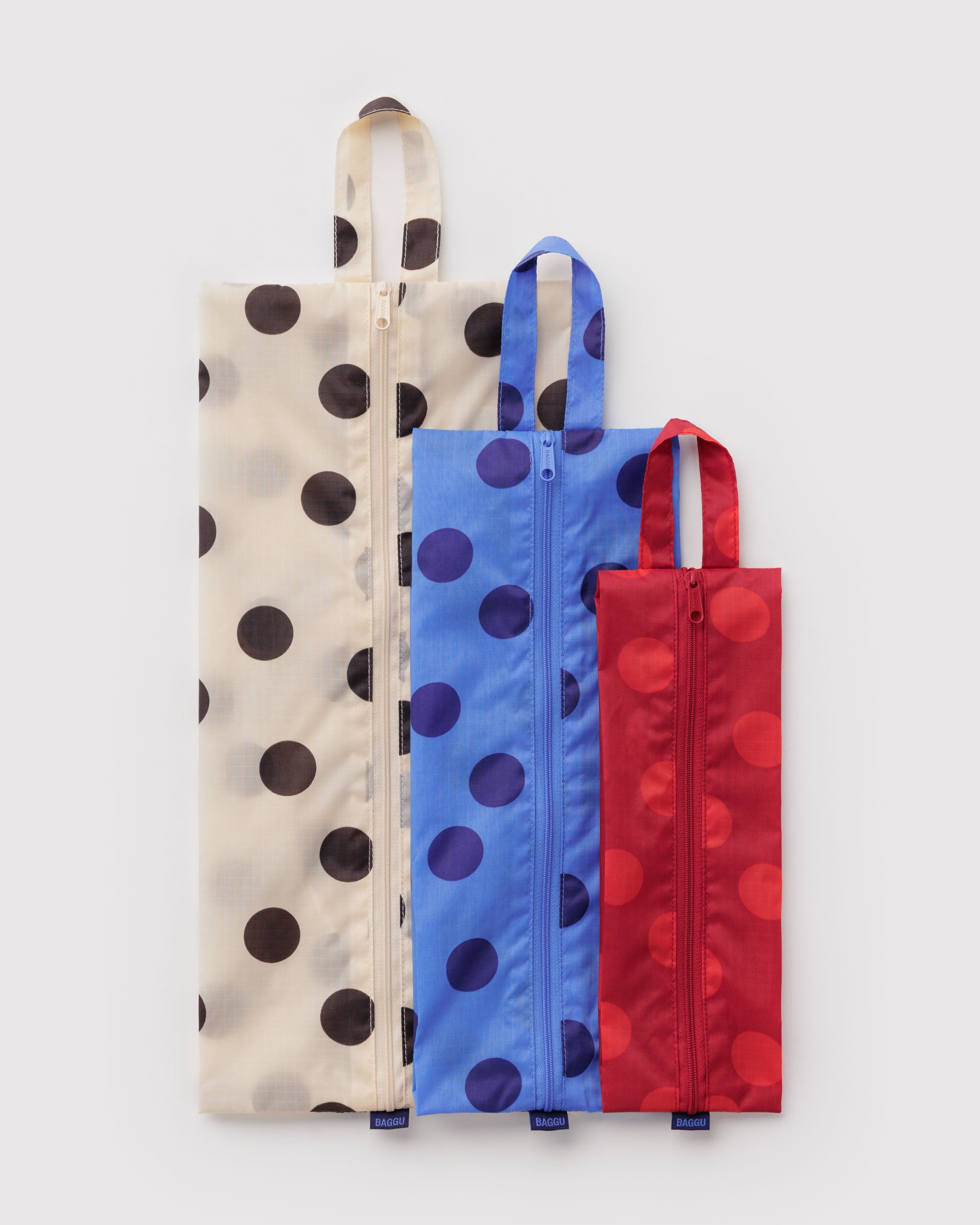 BAGGU 3D Zip Set - Polka Dot Mix
