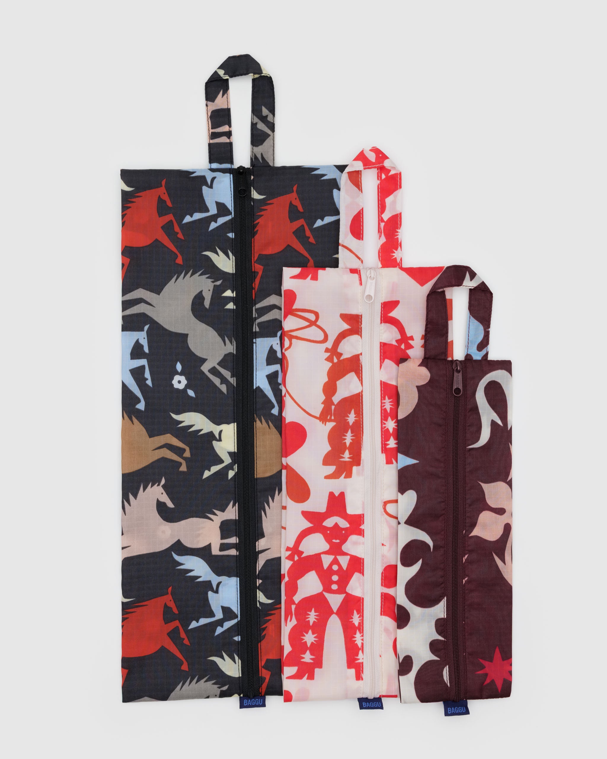 BAGGU 3D Zip Set - Western Cut-Outs