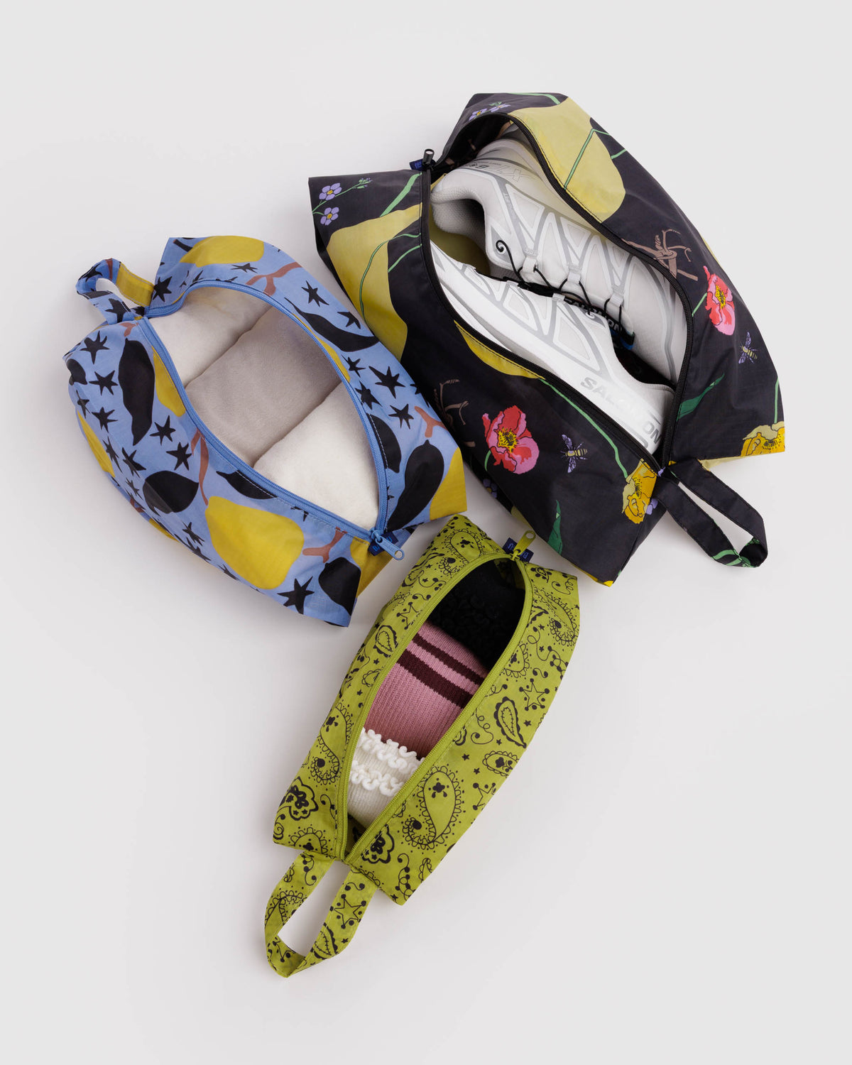BAGGU 3D Zip Set - Winter Orchard