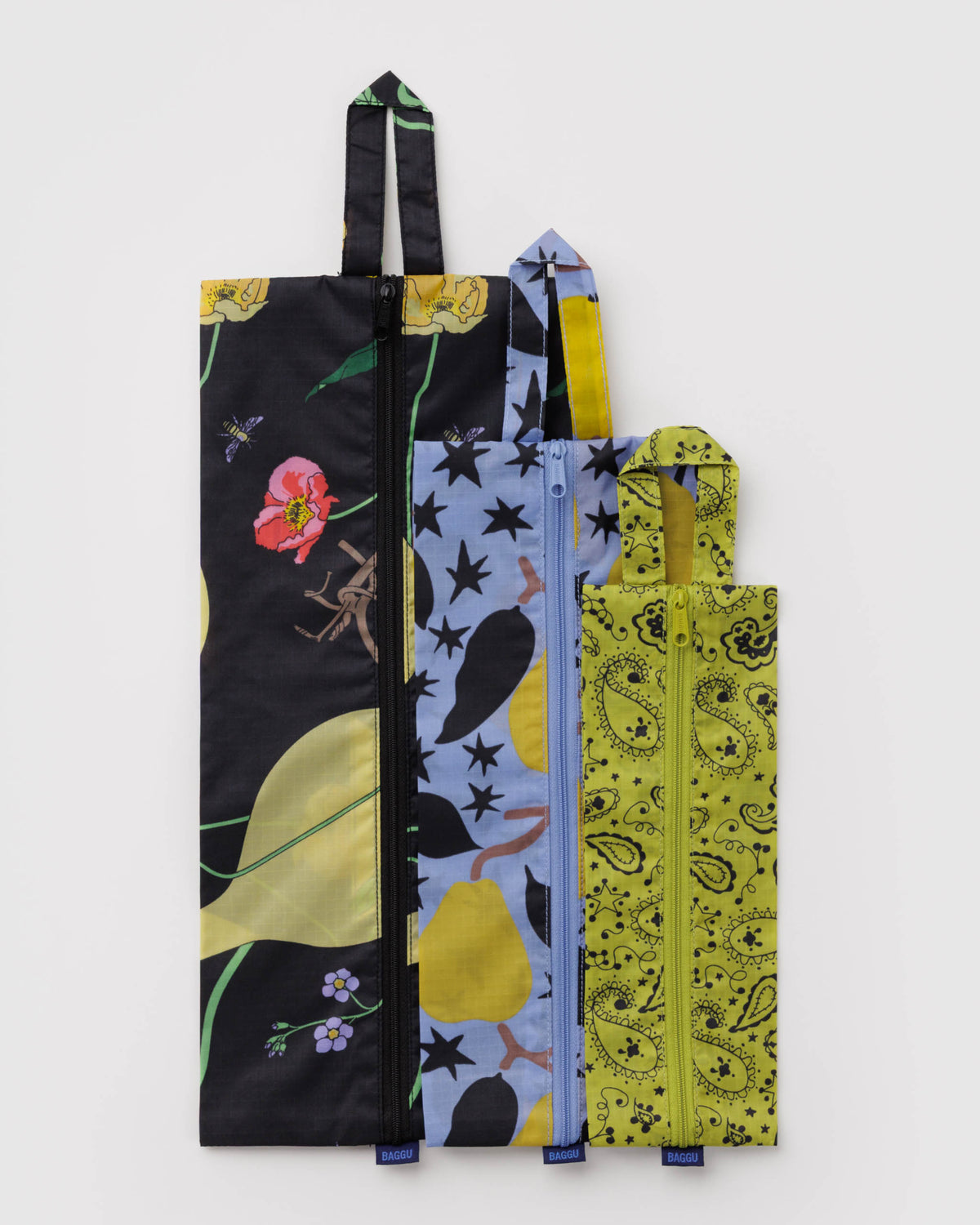 BAGGU 3D Zip Set - Winter Orchard
