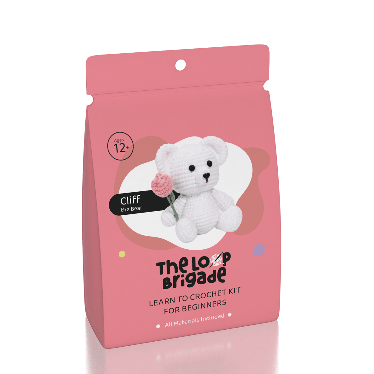 The LOOP Brigade DIY Mini Crochet Kit Bear