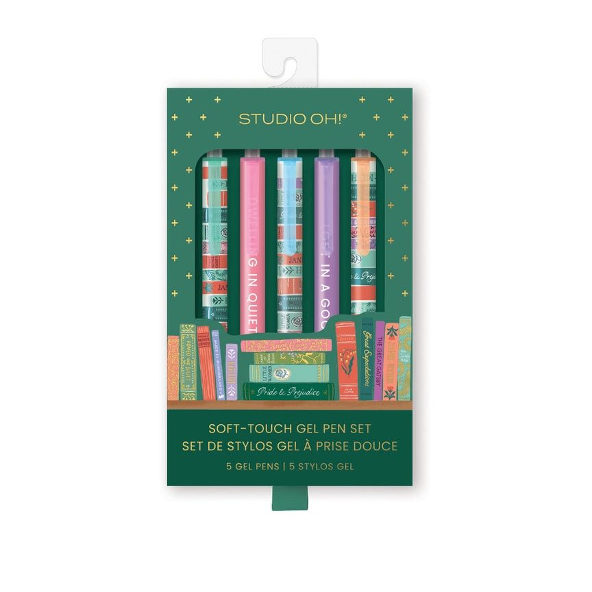 Cozy Reads Soft-Touch Gel Pen Set
