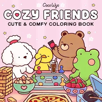 Coco Wyo Cozy Friends Coloring Book