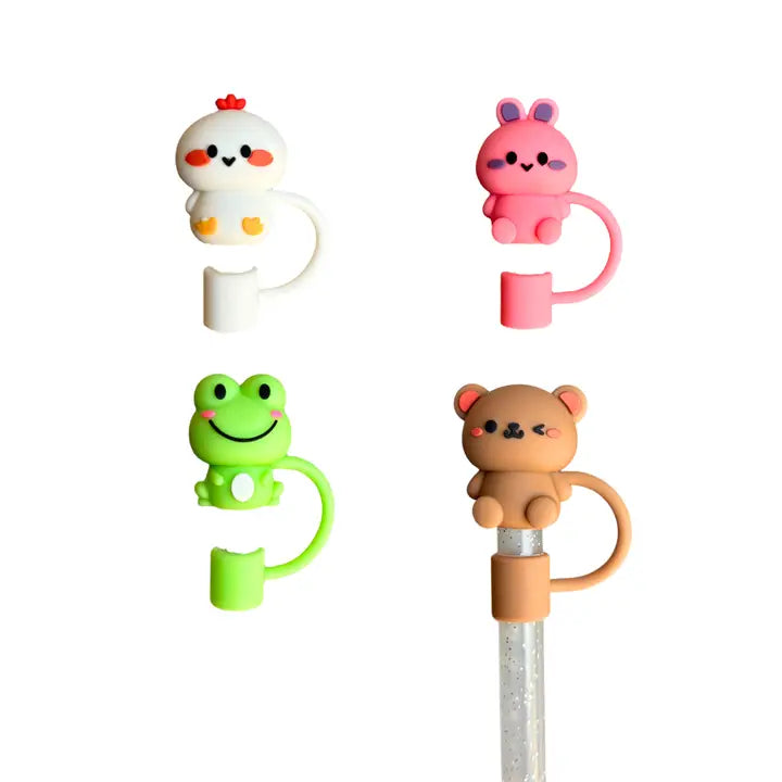 Animal Straw Toppers