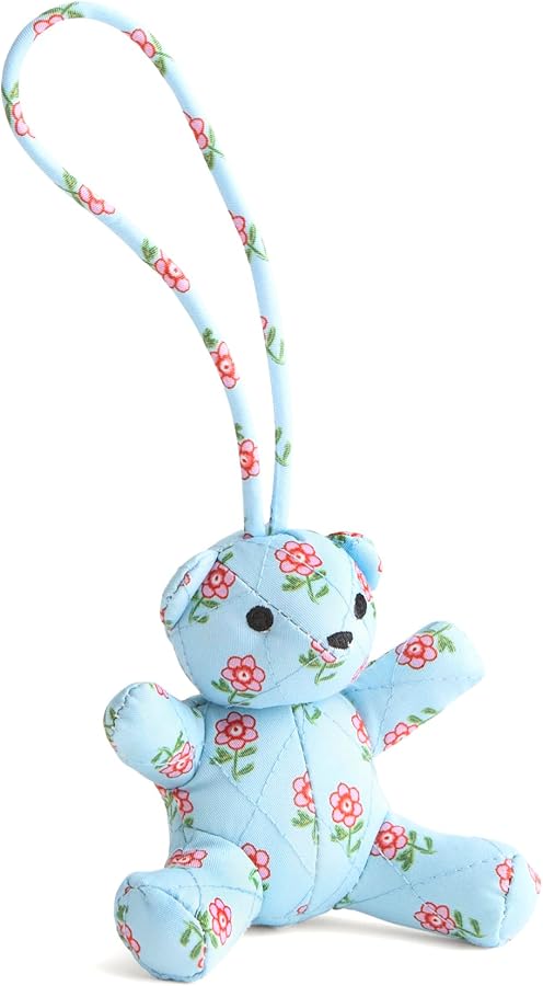 Vera Bradley Bitty Bear Bag Charm Daffodil Ditsy