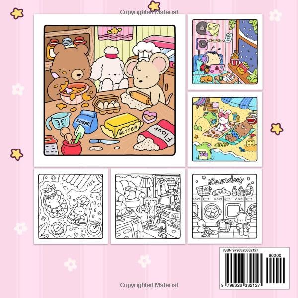 Coco Wyo Cozy Friends Coloring Book