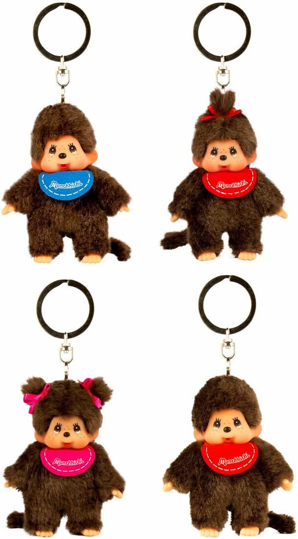 Classic Monchhichi Keychain