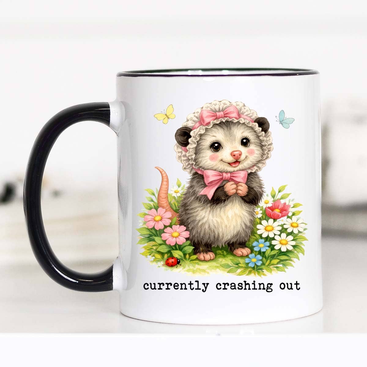 Currently Crashing Out Coffee Mug