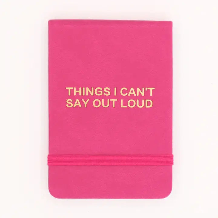 Things I Can’t Say Out Loud Leatherette Pocket Journal