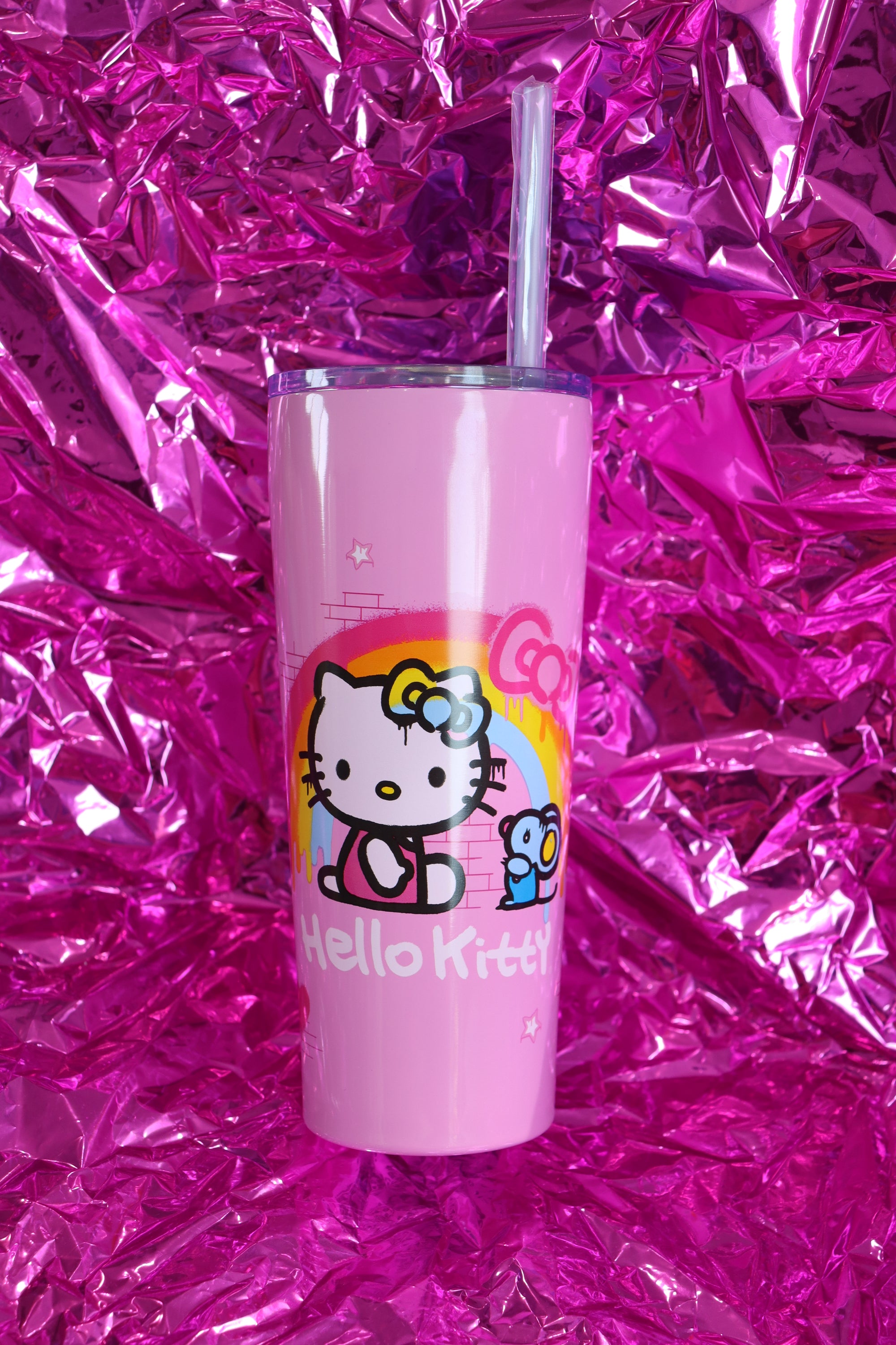 Hello Kitty 22oz Graffiti Tumbler