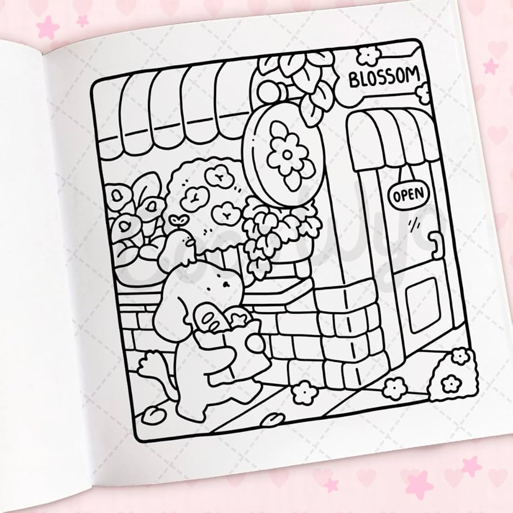 Coco Wyo Cozy Cuties Coloring Book