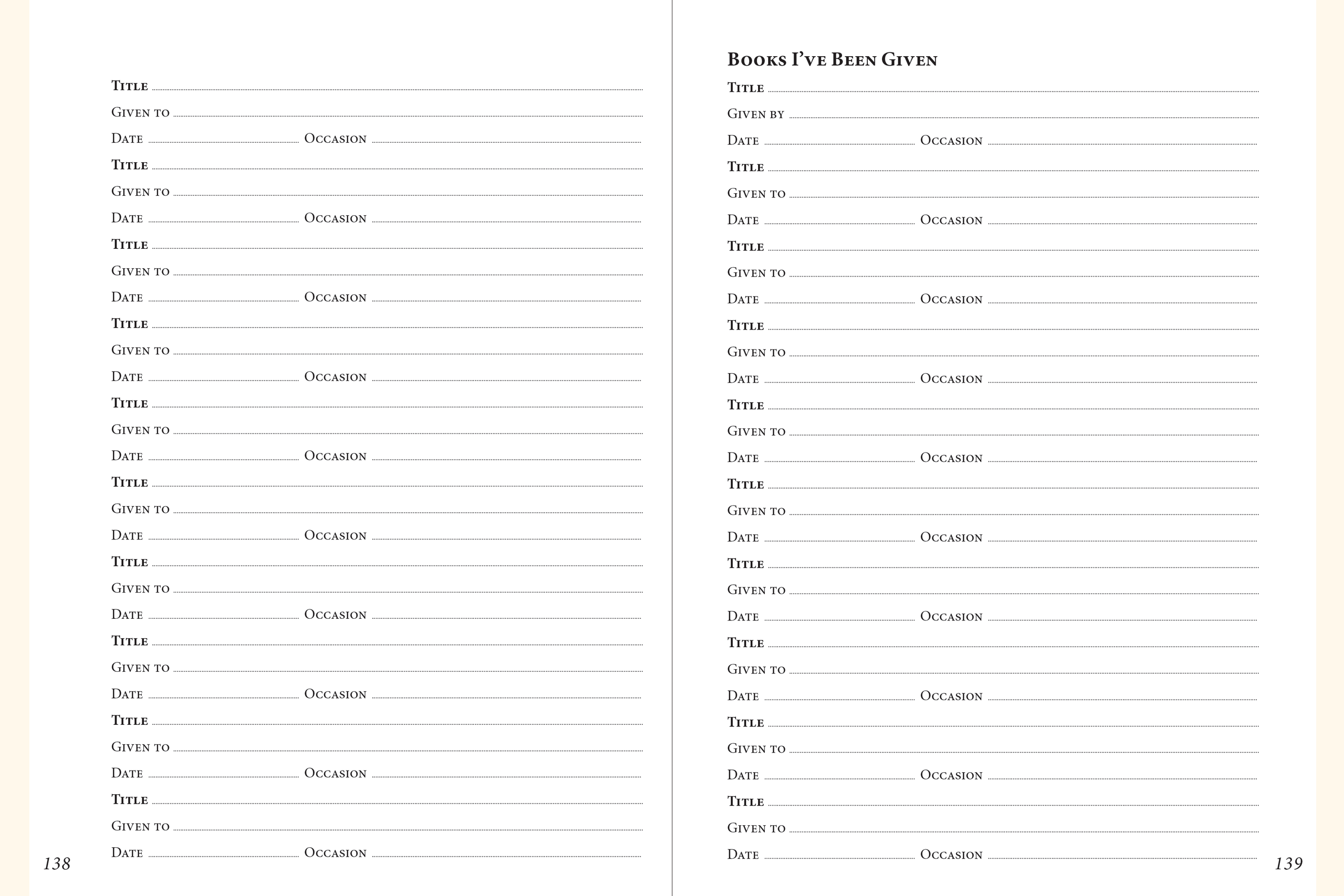 The Book Lover's Journal