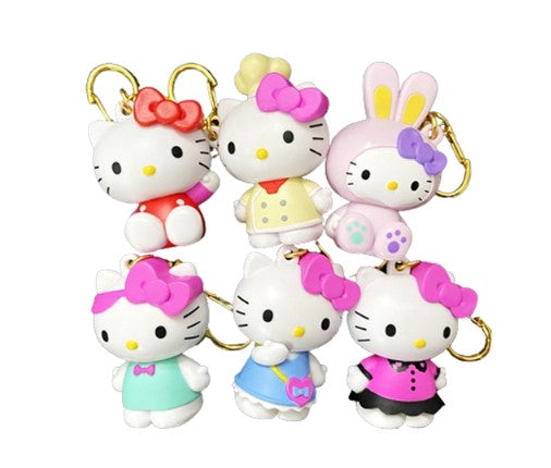 Sanrio Happy Hello Kitty Figure Key Ring Blind Box