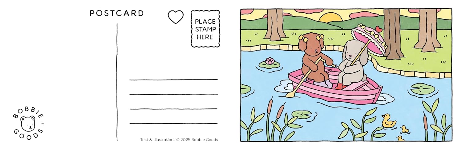 Bobbie Goods Postcard Coloring Book: 20 Postcards