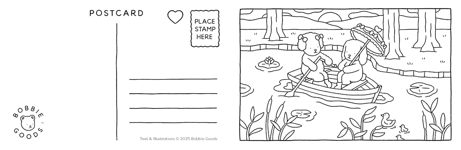 Bobbie Goods Postcard Coloring Book: 20 Postcards