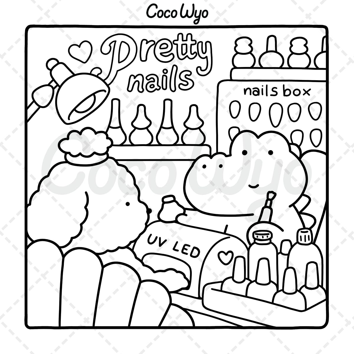 Coco Wyo Cozy Friends Coloring Book