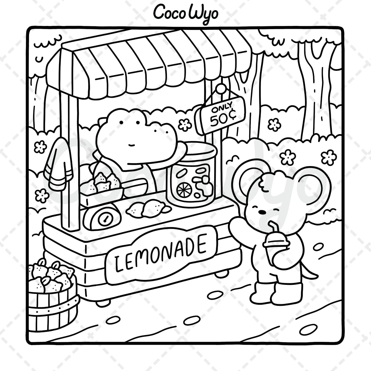 Coco Wyo Cozy Friends Coloring Book