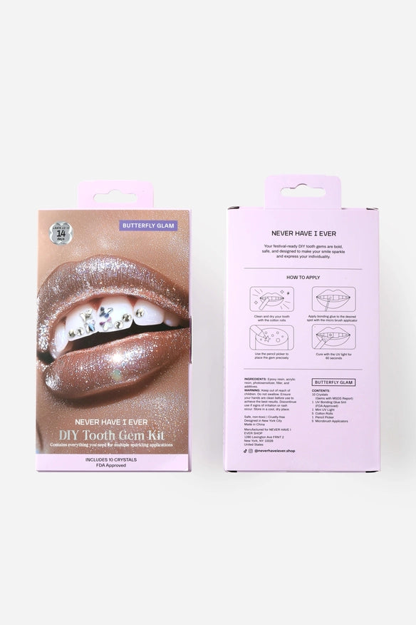 Butterfly Glam - Diy Tooth Gem Kit