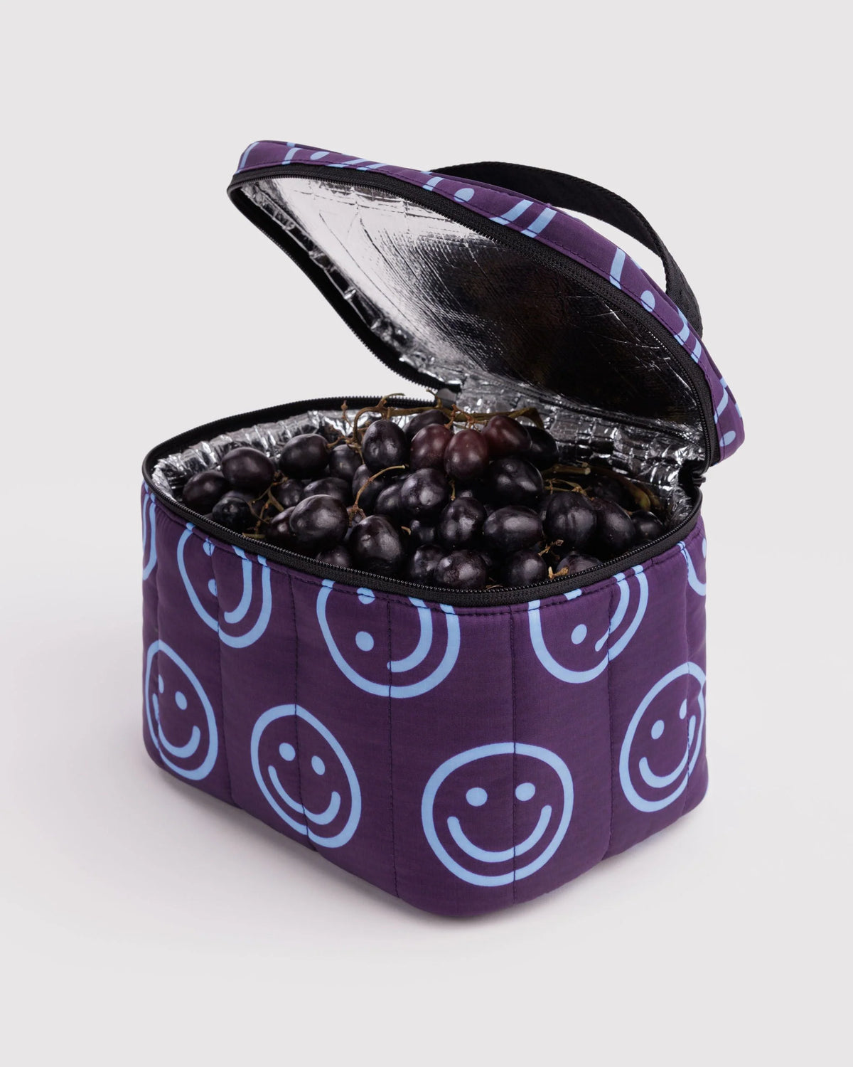 BAGGU Puffy Lunch Bag - Indigo Happy