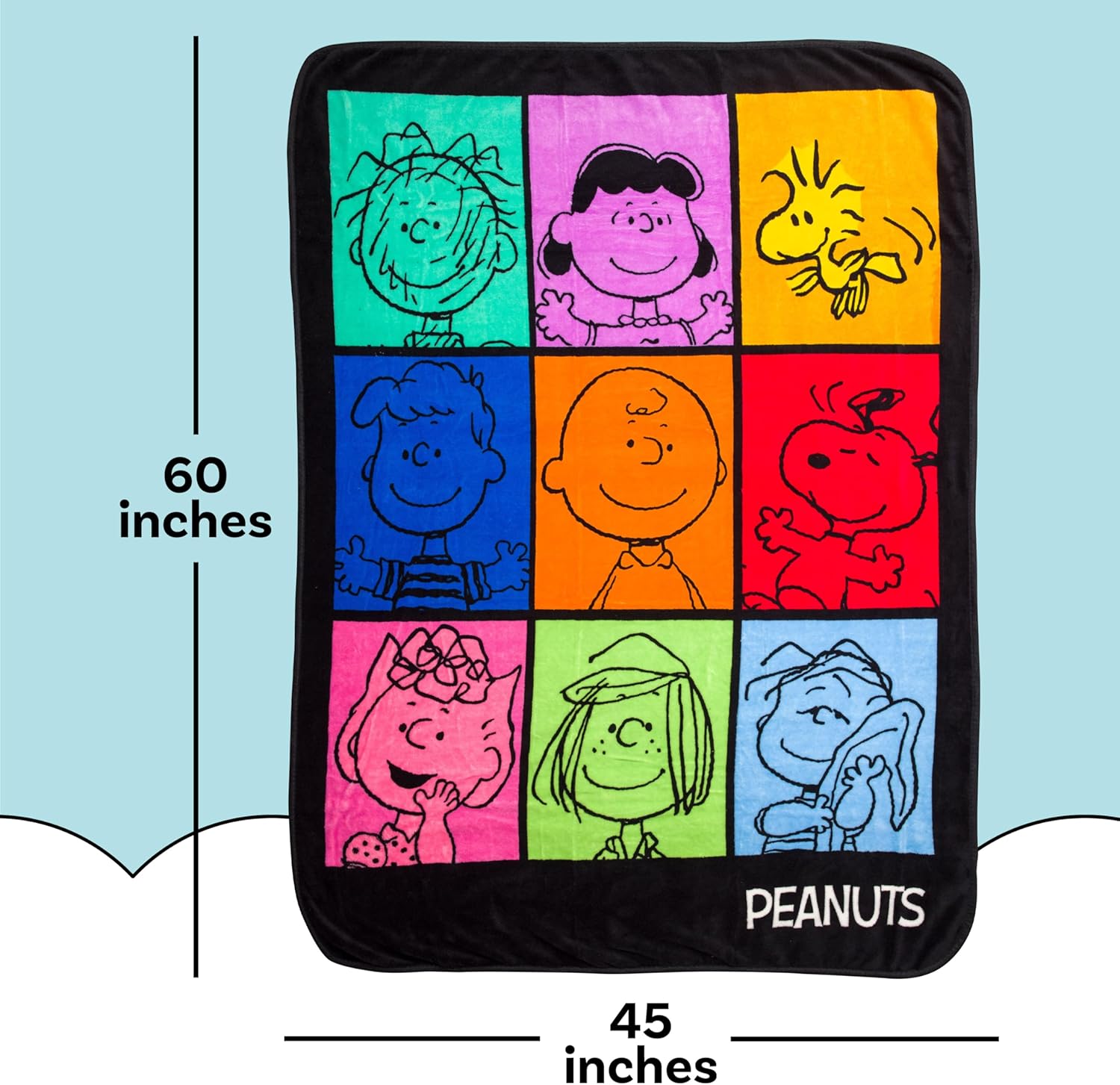 Peanuts Soft Fleece Throw Blanket