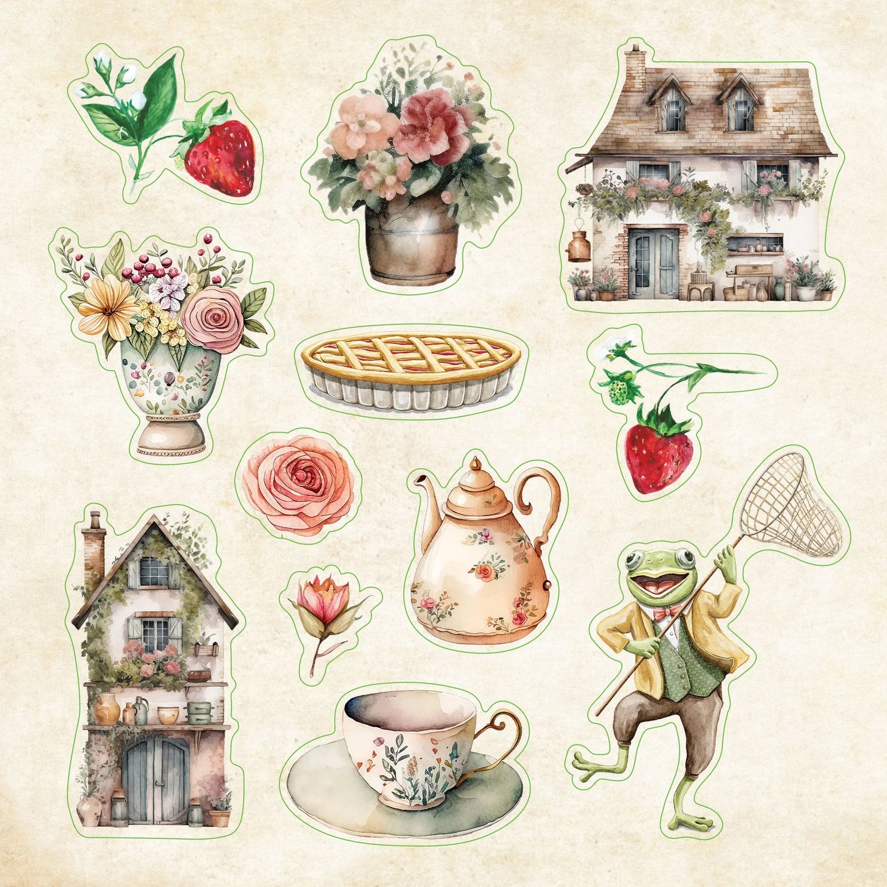 Cottage Core Sticker Book