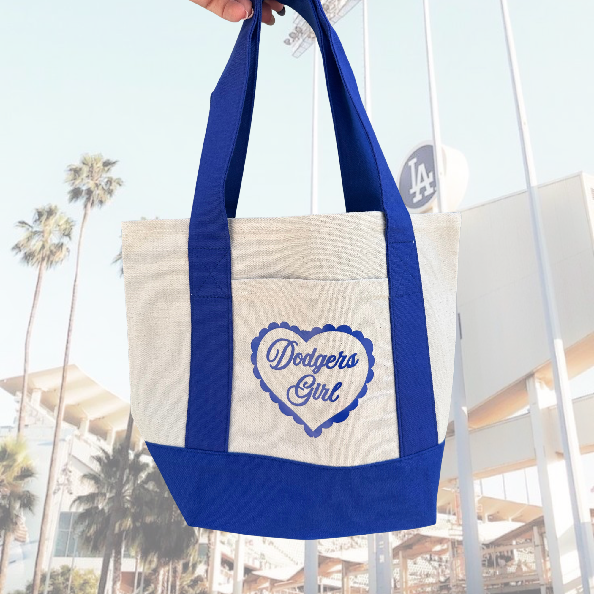 Dodgers Girl Mini Tote