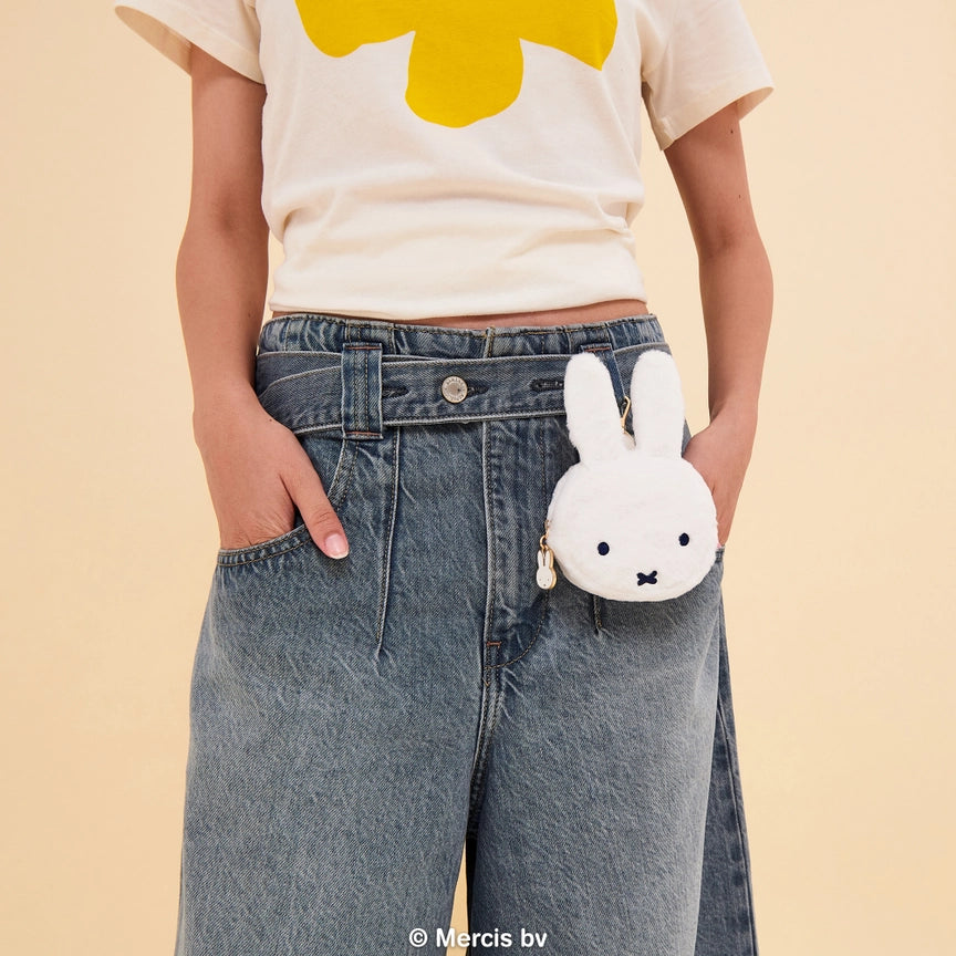 Miffy Flower Fields Plush Mini Pouch