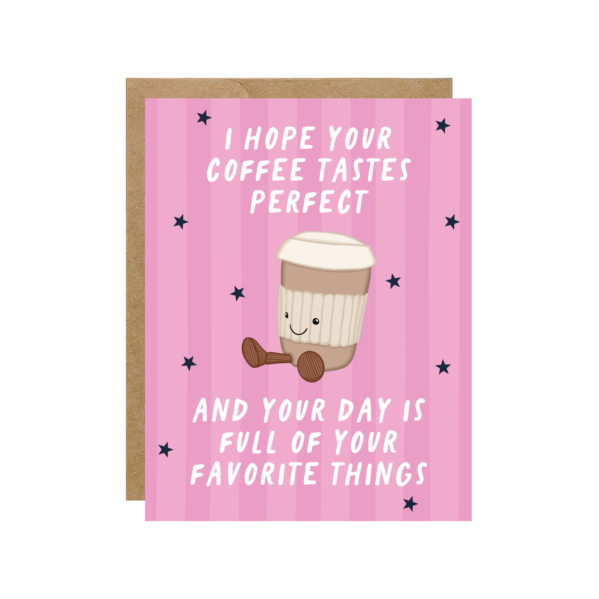 Perfect Latte Jellycat Card