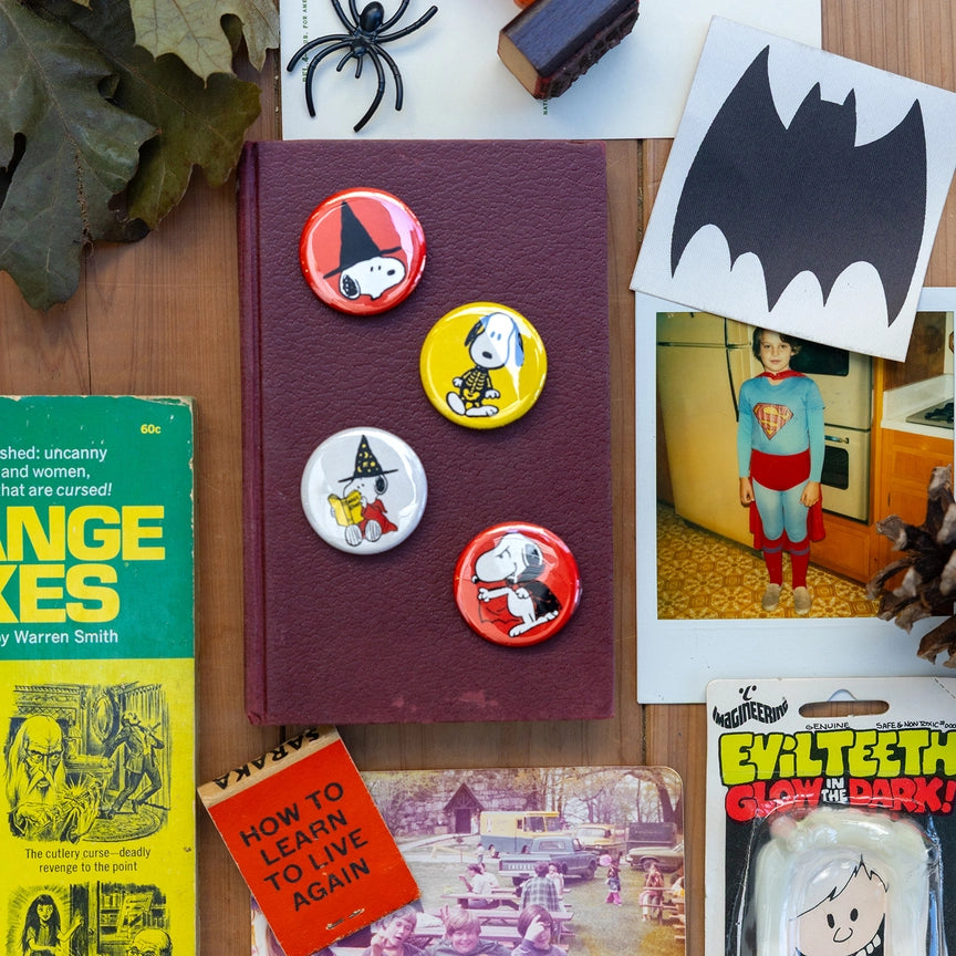 Peanuts Snoopy Halloween Button Set