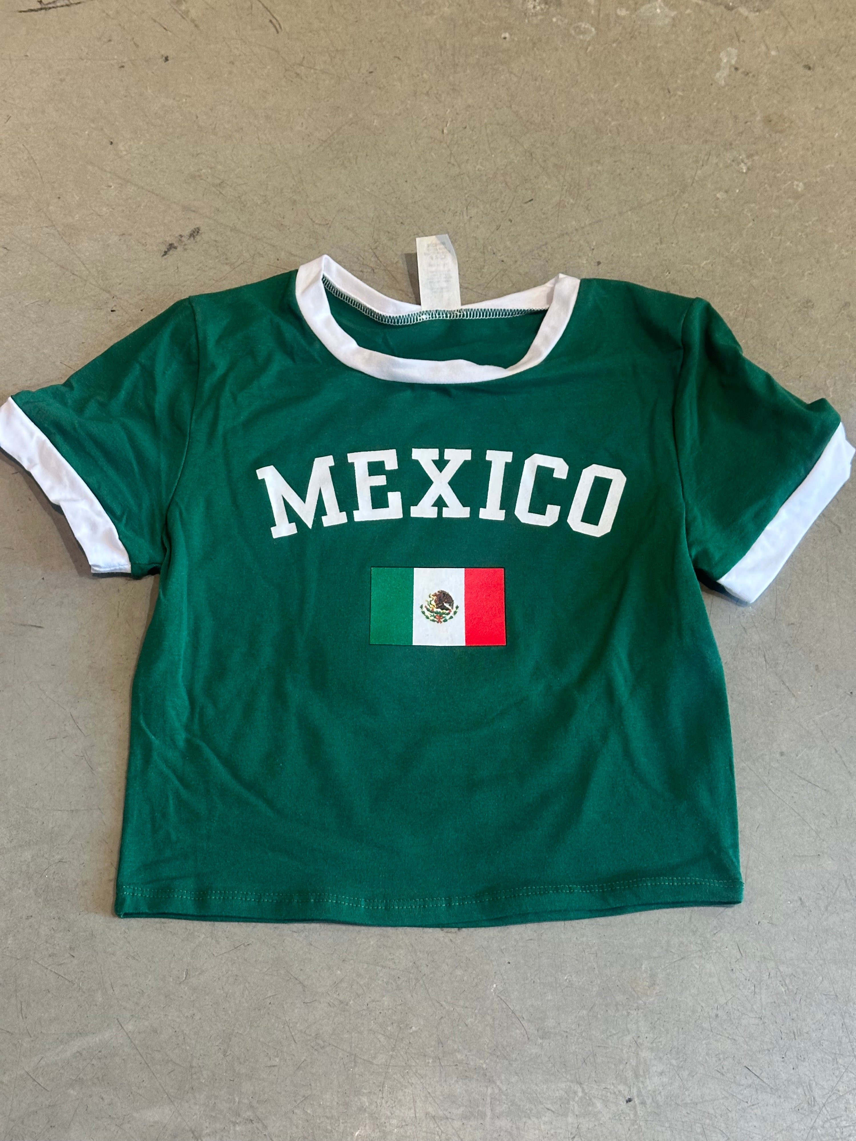 Mexico Baby Tee Green