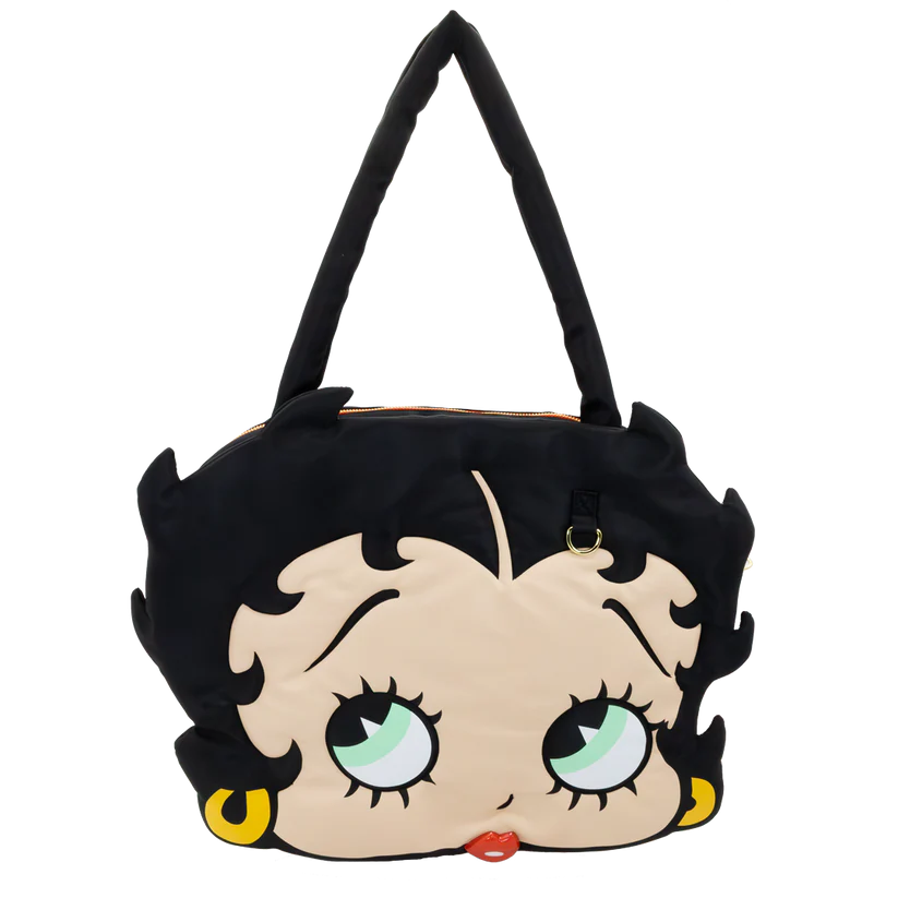 Betty Boop Padded Nylon Head Tote Bag