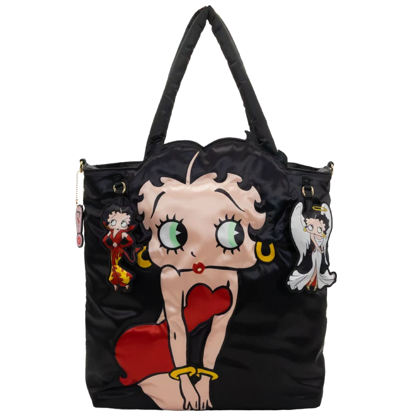 Betty Boop Naughty Vs. Nice Oversized Tote Bag