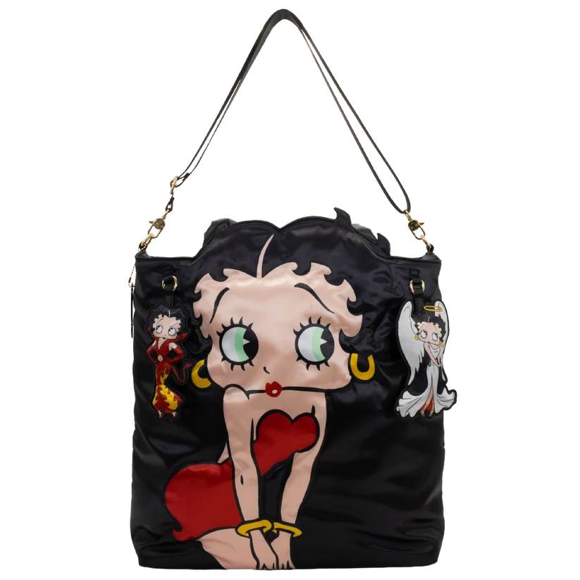 Betty Boop Naughty Vs. Nice Oversized Tote Bag