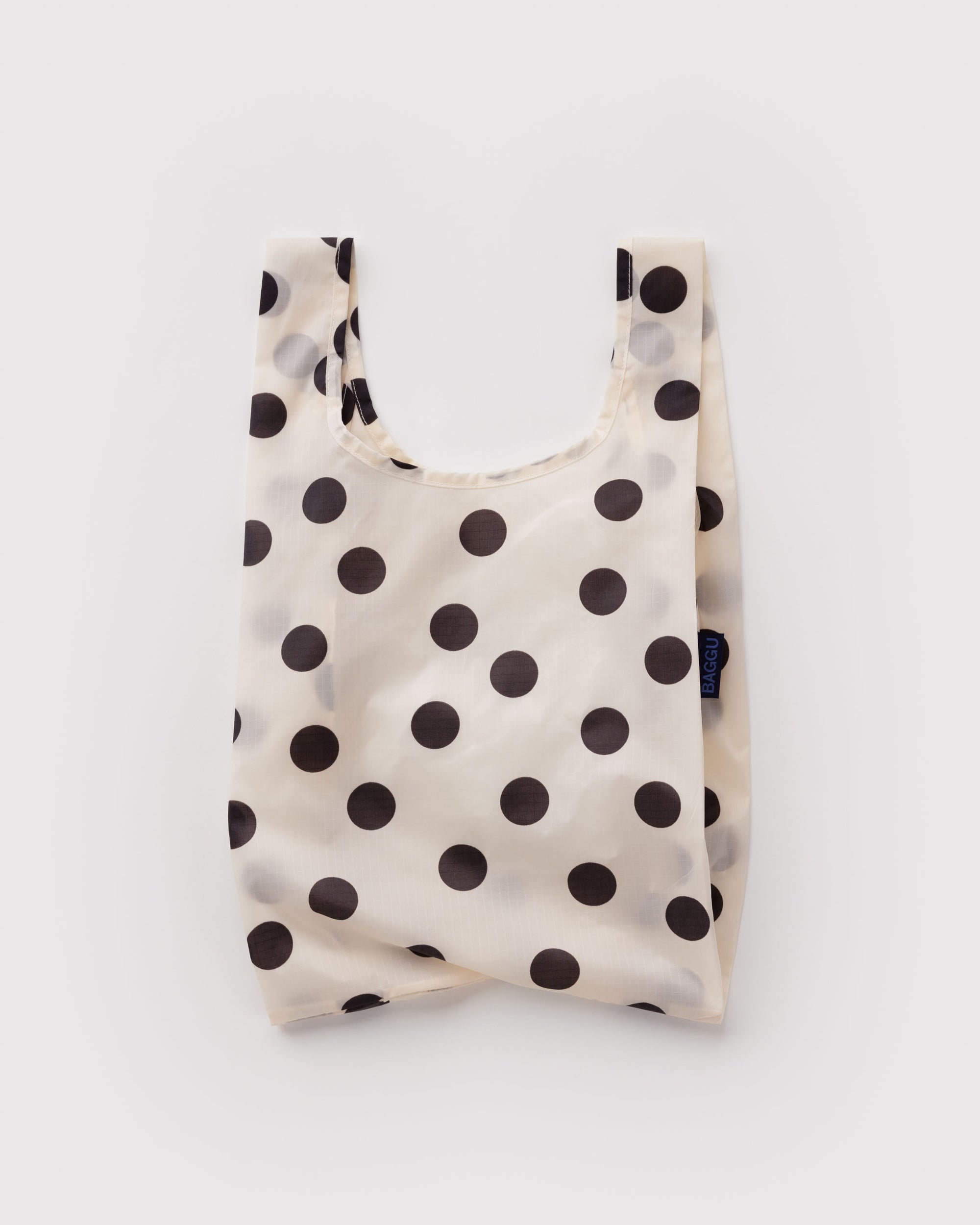 Baby Baggu - Cream and Black Polka Dot