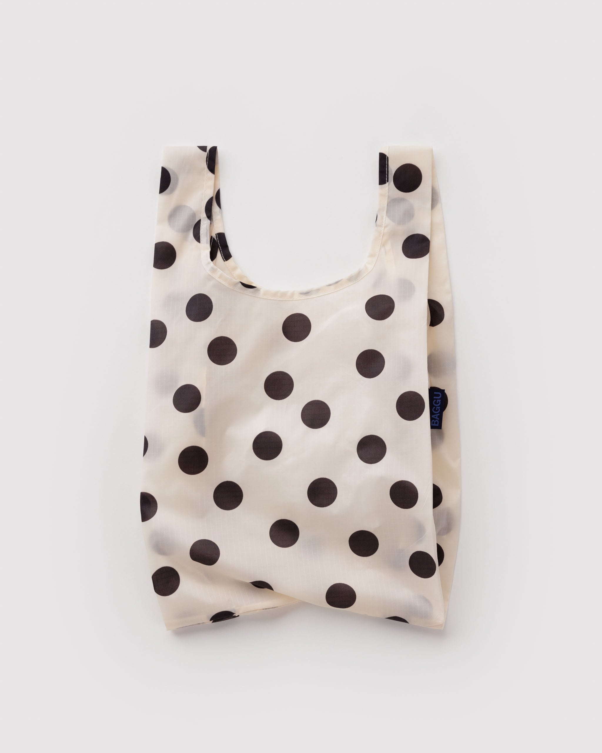 Baby Baggu - Cream and Black Polka Dot