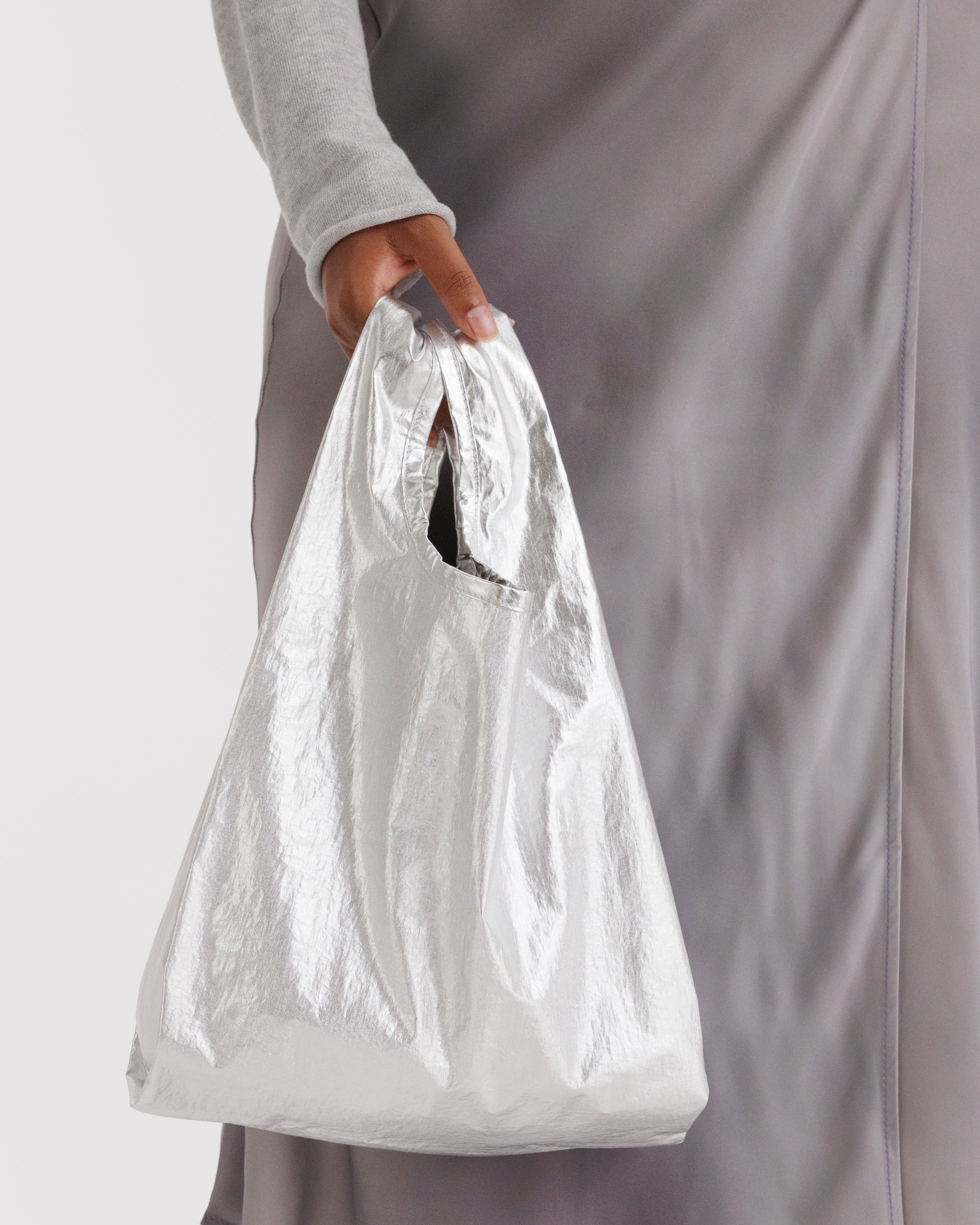 Baby BAGGU - Chrome Metallic